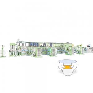 Baby diaper machine