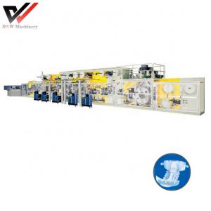 Baby diaper machine
